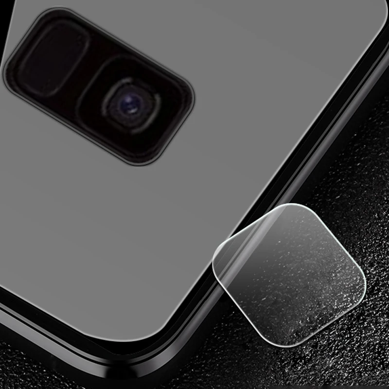 2в1 Защитное стекло для samsung galaxy s8 s9 plus s 8 9 Защита экрана cam с объективом камеры glas