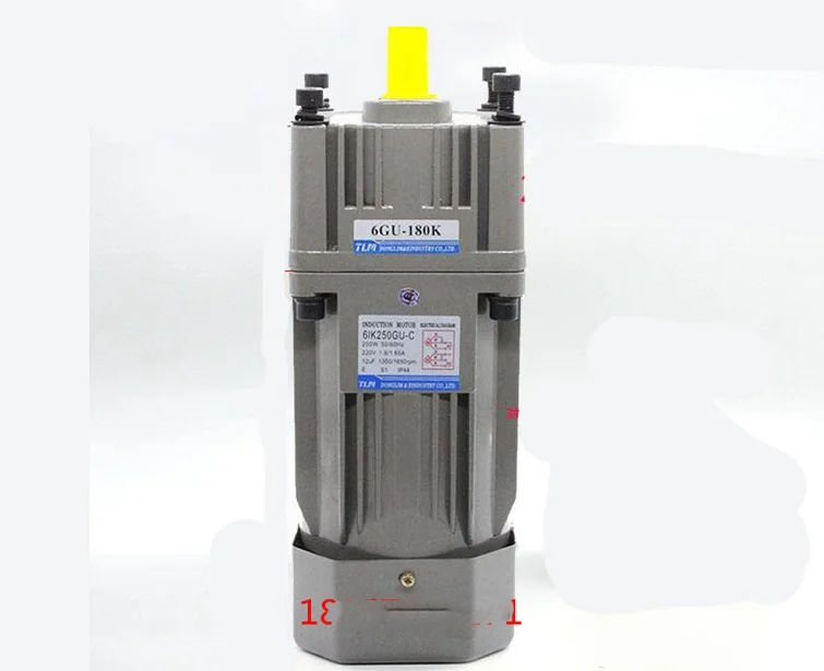 Двигатель переменного тока 6IK250GU-C 200 Вт 220 В (фиксированная скорость) двигатель с