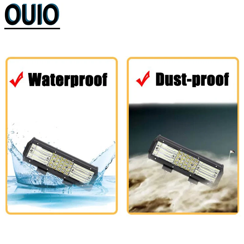 4-рядсветодиодный светильник световая балка 222 Вт 9 дюймов поросветильник