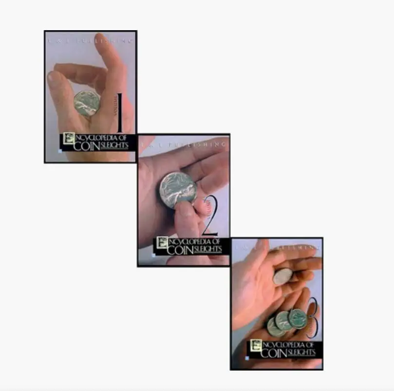 

The Encyclopedia of Coin Sleights 1-3, magic tricks (no props)