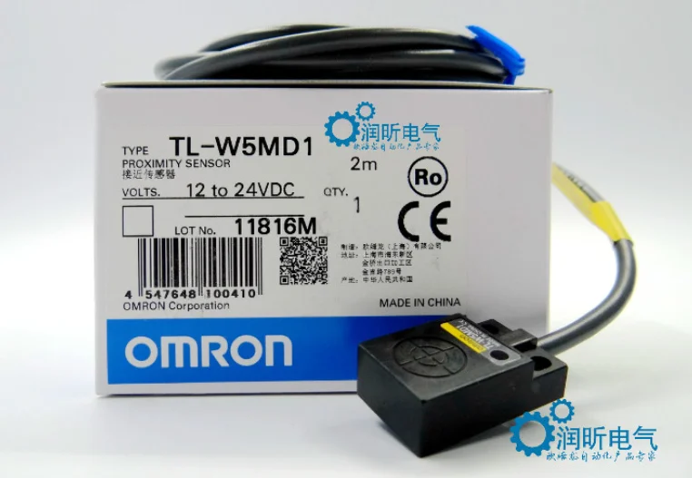 Аутентичный оригинальный TL W5MD1 OMRON датчик приближения 12 24VDC 2 м|Органайзеры для