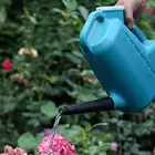 5L садовая Лейка с длинным открытым носком пластмассовая Лейка крышкой и большой Ёмкость полива растений может крытый Лейка цветок