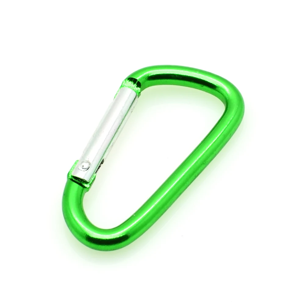 

5pcs Aluminum Carabiner Snap Hook Keychain For Paracord Outdoor Activities Hiking Camping 8 Colors
