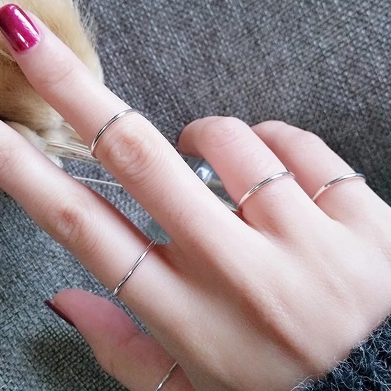 SOUARTS 2019 Мода 3 шт./компл. кольца влюбленных мужчин и женщин серебро/розовое золото