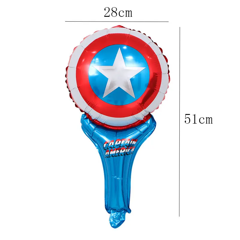 1 шт. воздушные гелиевые шары с мультяшной аниме ручкой Детские вечерние на день