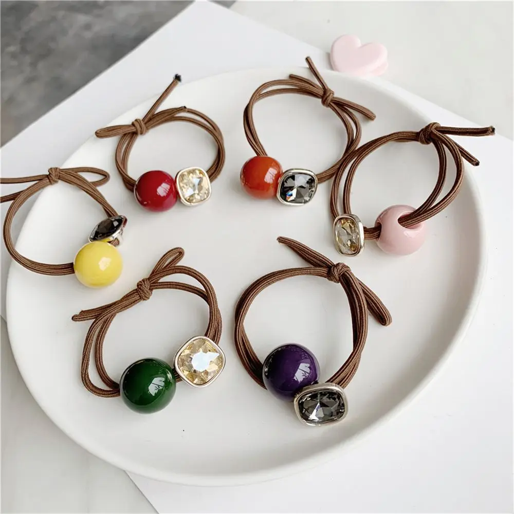 Модные милые женские аксессуары для волос Vitange стразы кристалл жемчуг эластичная