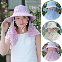 spring summer women hat female sun hat can be removed to protect the face the hat fashion beach outdoor windproof breathable