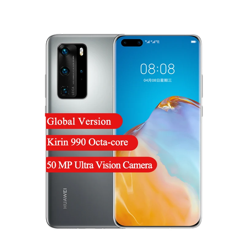 Глобальная версия Huawei P40 Pro 5G смартфон 6 58 ''Kirin 990 Octa core 32MP фронтальная камера 8 Гб