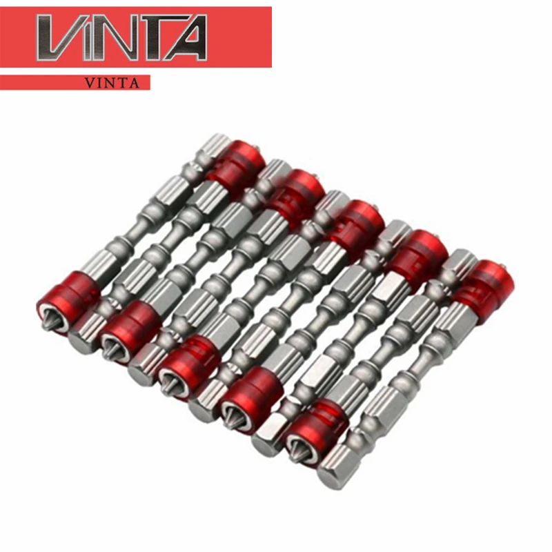

Single head cross magnetic circle bit Hex Shank With Magnetizer Ring Cross Magnetic Bit Hand Drill Electric Screw Tool