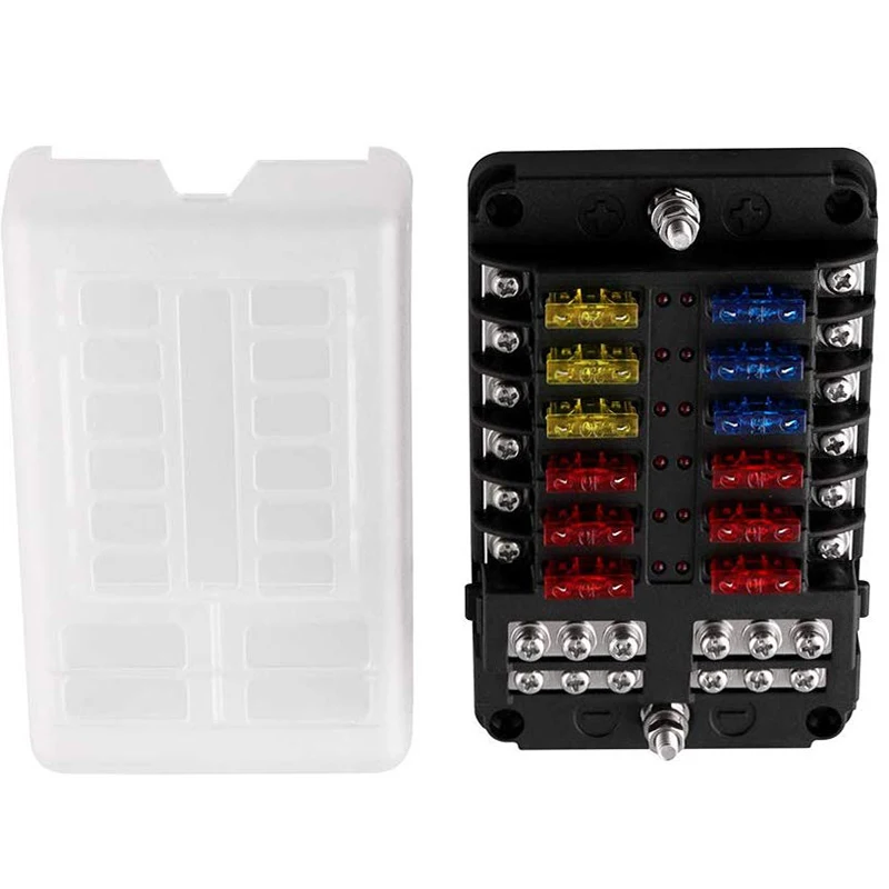 Блок предохранителей с 12 / 6 режимами держатель предохранителя ATC/ATO