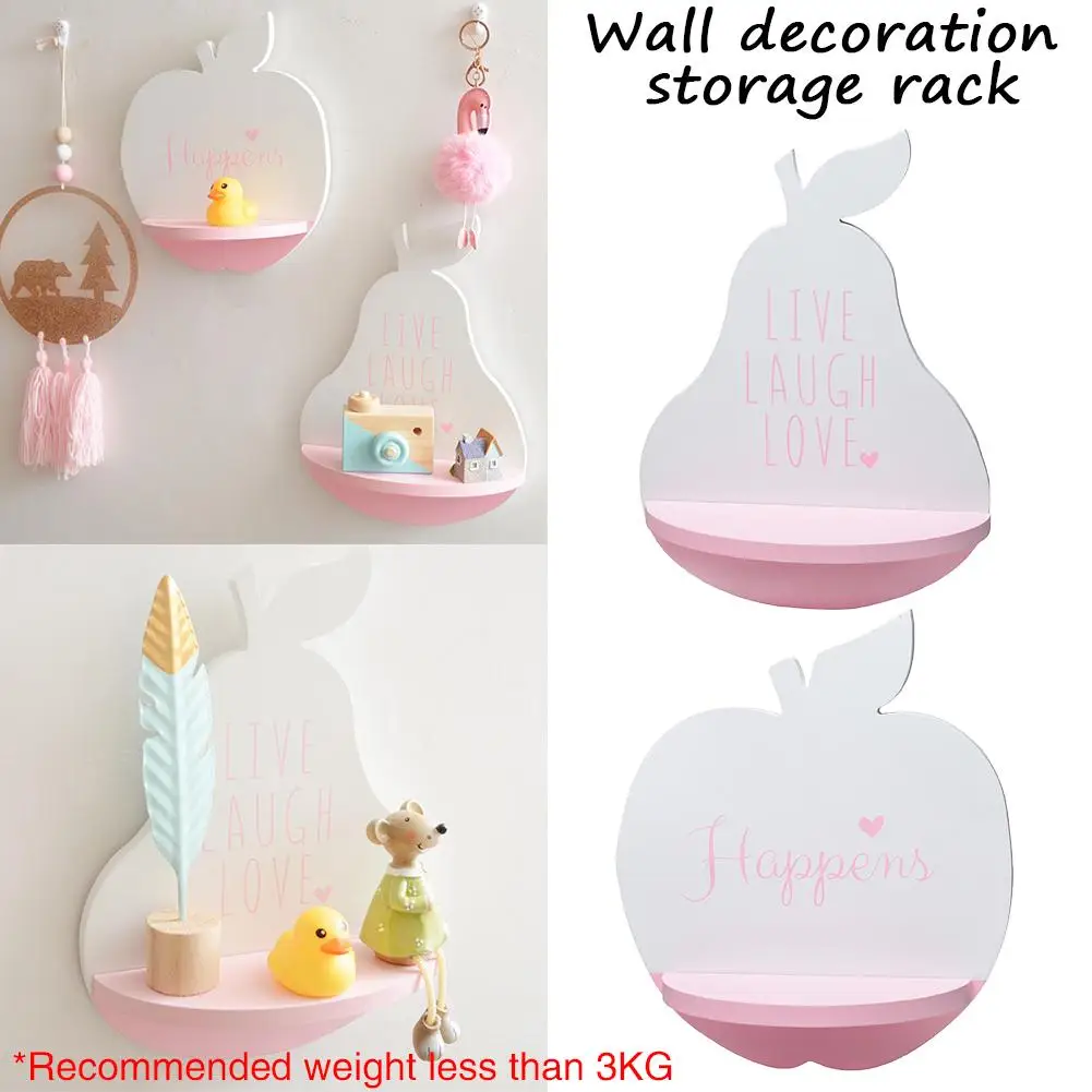 Деревянные полки для фруктов настенная подвесная стойка хранения детская