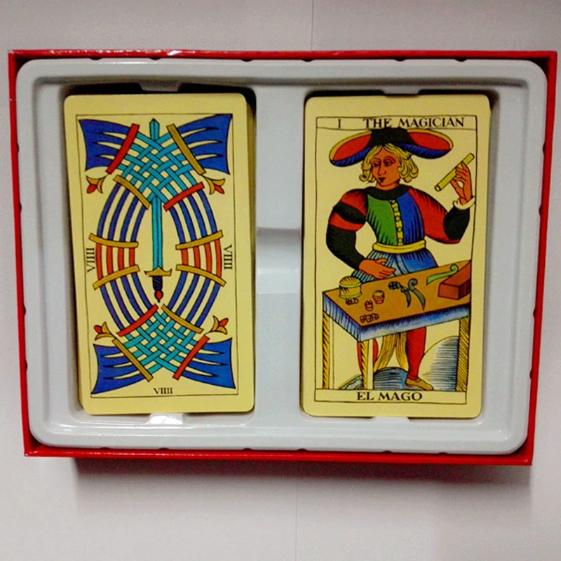 Новая испанская настольная игра карты Таро Высокого Качества бумажные
