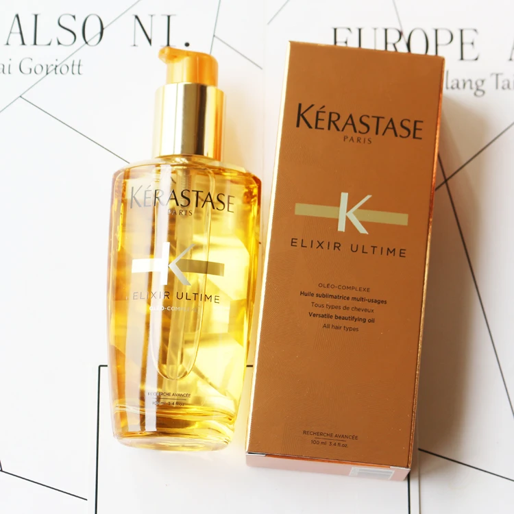 KERASTASE цианин чистый Восстанавливающий раствор/масло белого чая 100 мл эфирное масло без шампуня - Цвет: 100ml