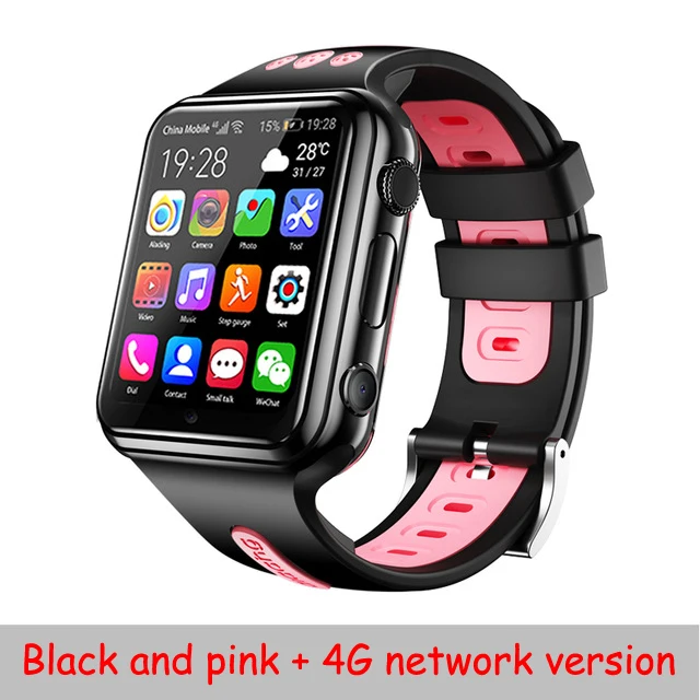 smart gps wifi trace location student kids phone watch android 9 0 clock bluetooth remote camera whatsapp smartwatch 4g sim card free global shipping