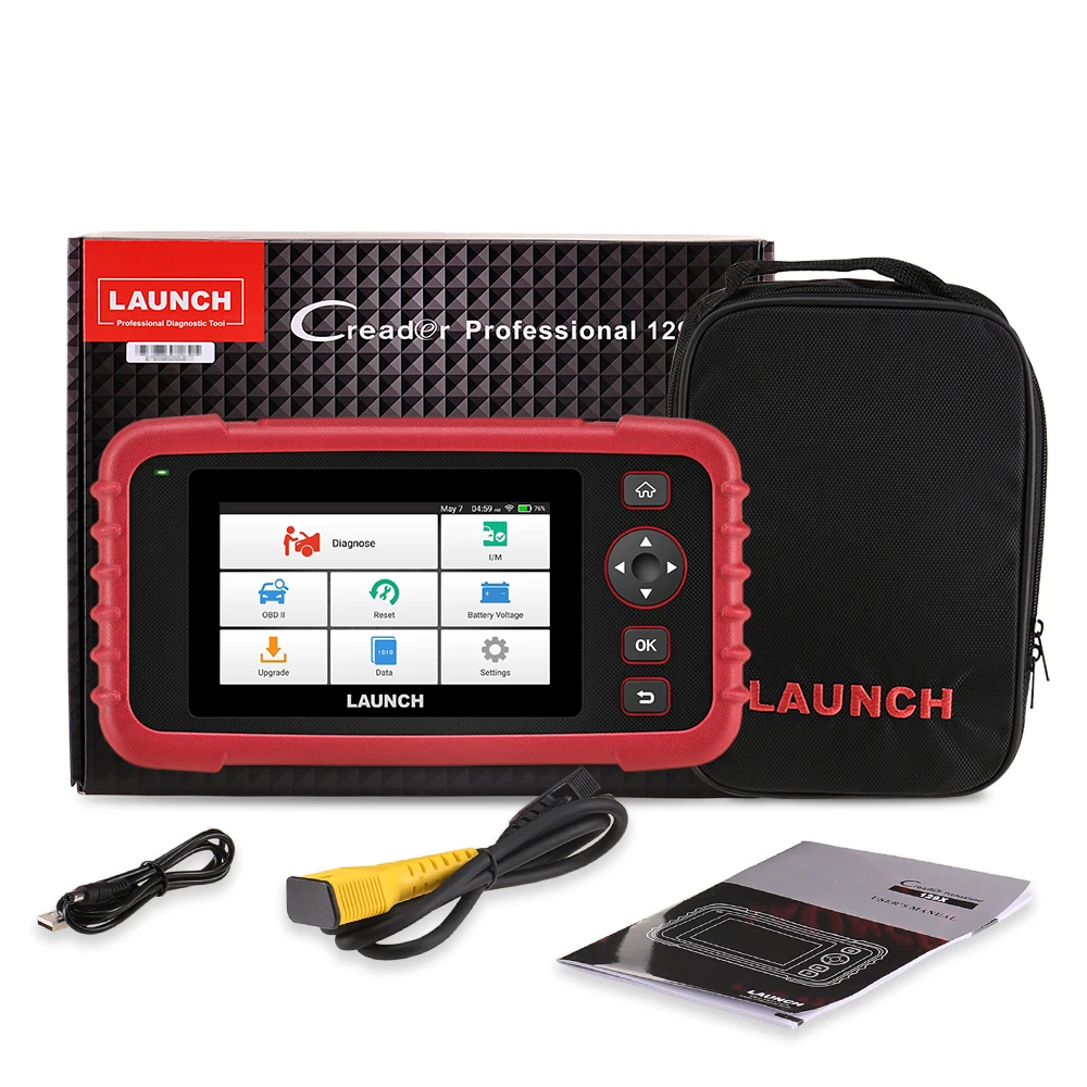 crp129x Launch Scan инструмент launch X431 CRP129X OBD2 сканер автоматический считыватель кодов OBD диагностический инструмент ABS SRS передача двигателя AutoVIN Wi-Fi - Цвет: crp129x