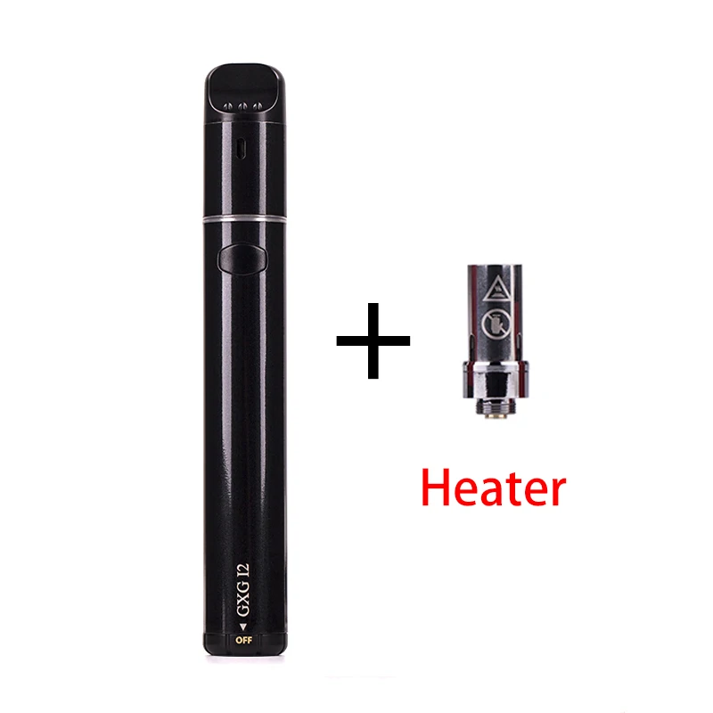 black with heater Kamry 100 комплект нагревательной ручки vape ручка комплект 1900 мАч нагрев не горит для сигарет комплект vs Kamry kecig 2,0 плюс justfog Q16 - Цвет: black with heater