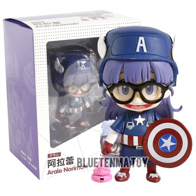 Аниме Dr. Slump Arale Norimaki косплей Капитан Америка милые девушки Фигурки ПВХ кукла