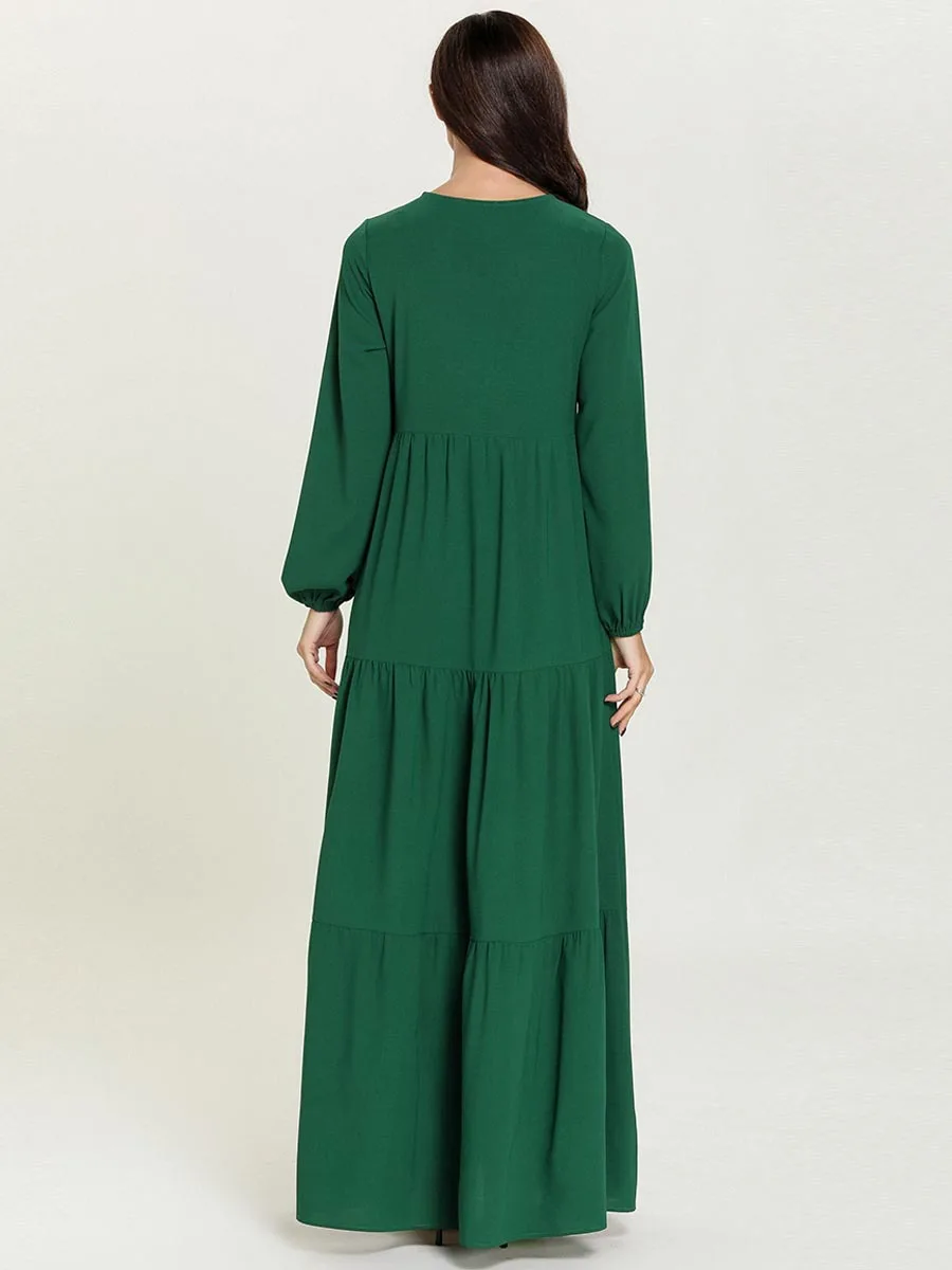 Женские мусульманские платья Желтый abaya Дубай Турецкая индейка Бангладеш кафтан