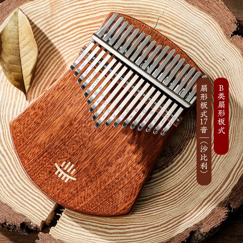 17 клавиш фортепиано для большого пальца hlру Kalimba полная доска из твердого дерева