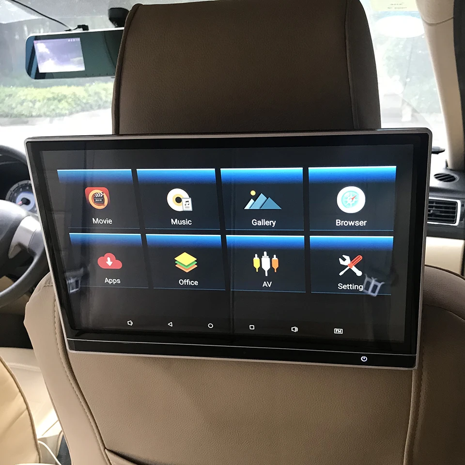 Монитор на подголовник автомобиля 2 шт. 12 5 дюйма Android 8 1 ГБ + 16 HDMI ТВ монитор 1920*1080 4K