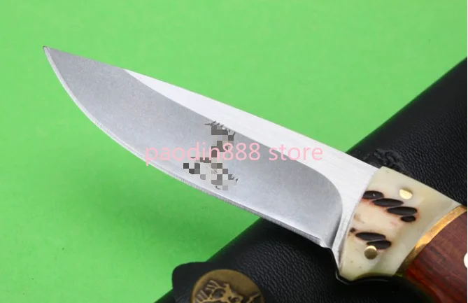 ER Straight 440 Fixed Blade Knife Wood Handle Outdoor Tactical Hunting Multi Tools Pocket Survival EDC | Инструменты