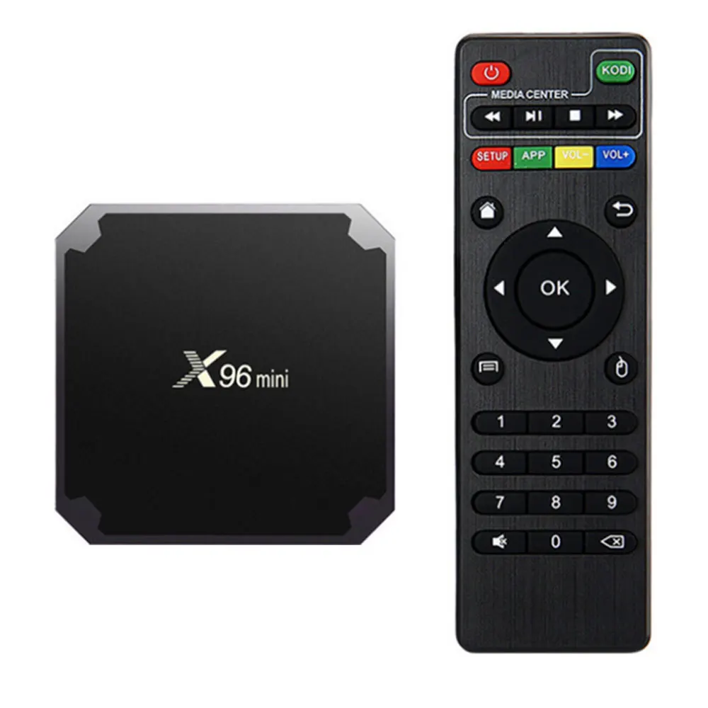 X96 мини компьютерной приставки к телевизору S905W 2 Гб + 16 ГБ Android 7 1 Tv Box 4K Smart сетевая