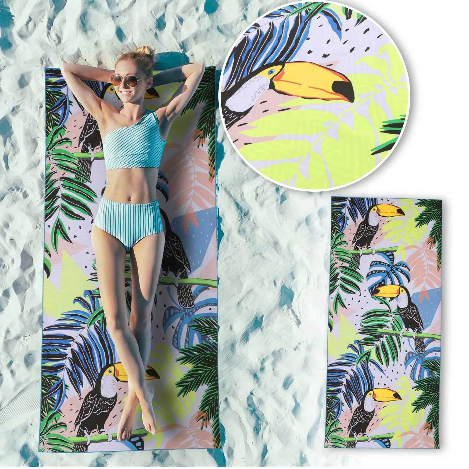 Пляжное полотенце русалка Х80 см|Гобелен| |