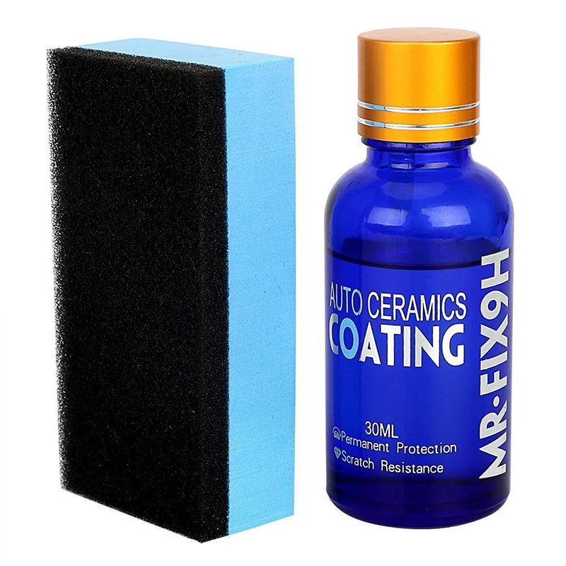 Керамическая жидкая гидрофобная восковая стеклянная краска 9H Nano
