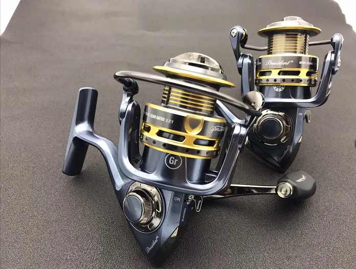 

Original Pflueger 69 SP10 20 25 30 35 40 10+1BB 5.2:1 Spinning Fishing Reel Lightweight Carbon Rotor Saltwater Lure Fishing Reel