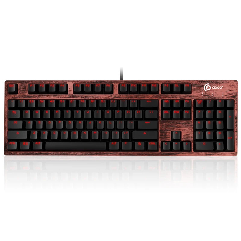 Профессиональная механическая клавиатура CD302 для киберспорта с синими/красными