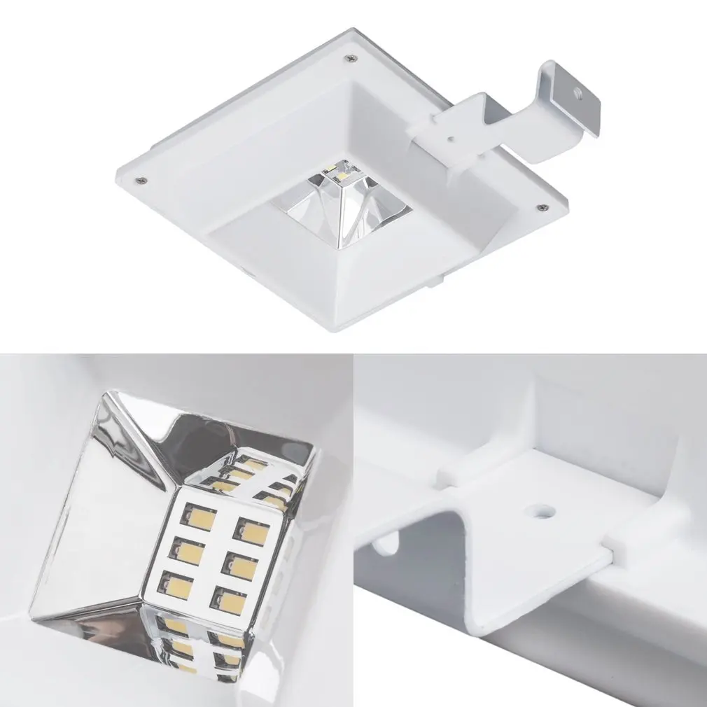 6 светодиодный светильник на солнечной батарее с датчиком движения PIR настенный