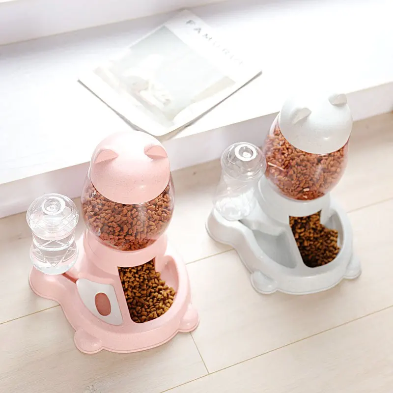 2.2L миска для собаки кошки автоматическая кормушка большой Ёмкость бутылки с