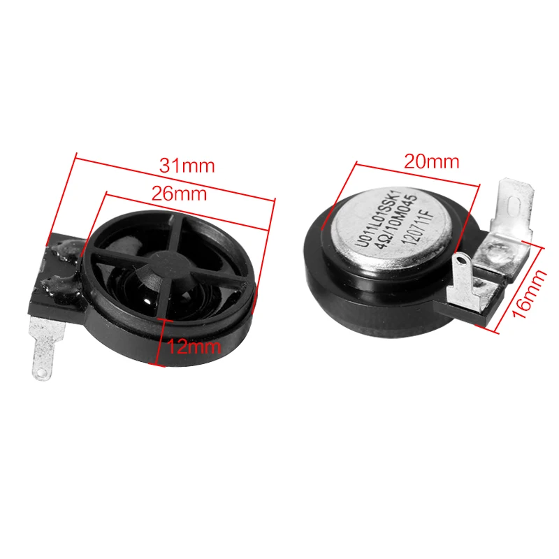 Автомобильный Динамик Магнитный твитер 2 шт. 1 дюймов мини аудио портативный