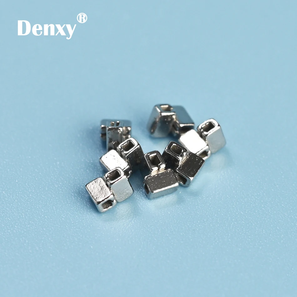 Denxy 50pcs стоматологический схваченный крест трубка Ортодонтическая страховочная
