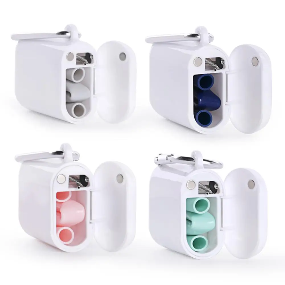 Многоразовая силиконовая прямая трубочка портативная Экологически чистая