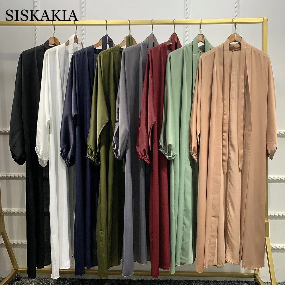 Мусульманское кимоно Abaya Дубай Турция арабский Оман мусульманский кардиган