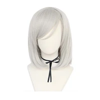 anime akudama drive cutthroat satsujinki short wig cosplay costume heat resistant synthetic hair men women wigs