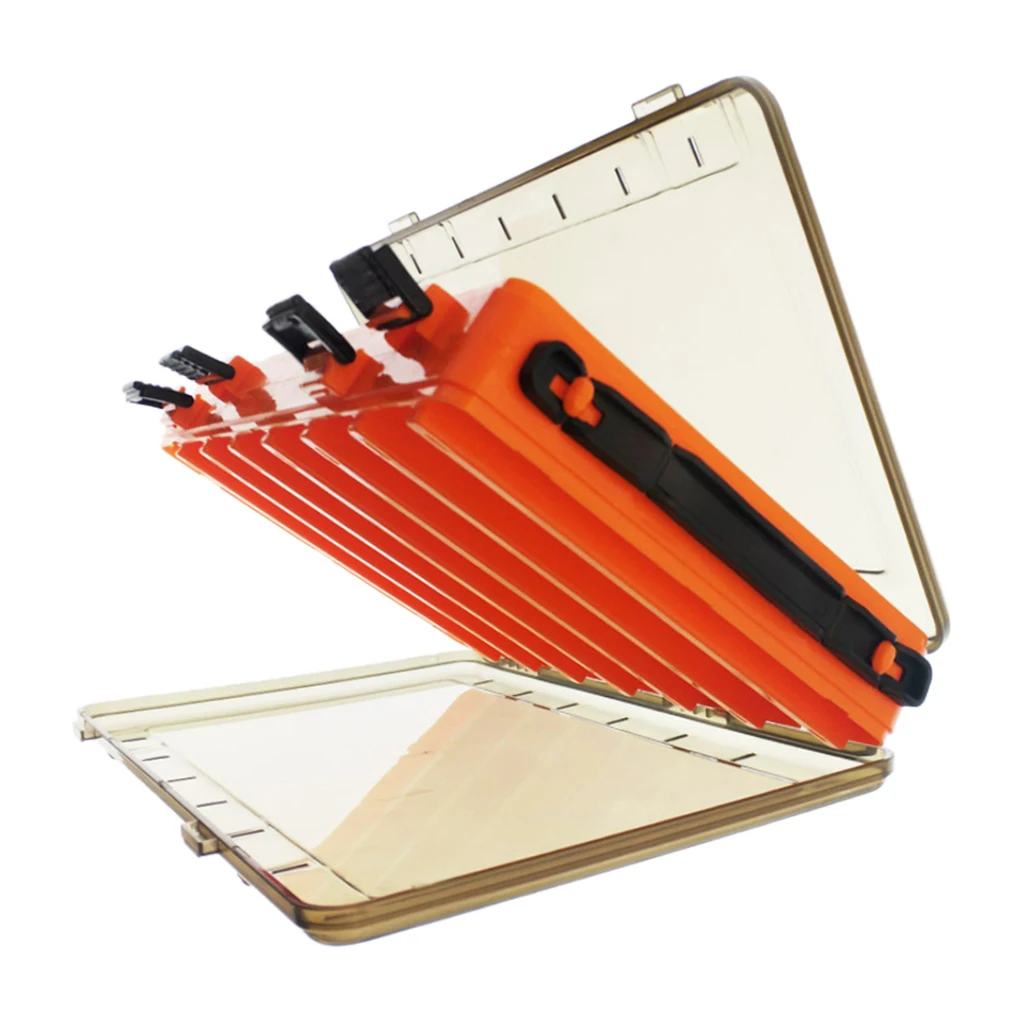 Двухсторонний рыболовный прикорм кальмаров приманки Коробка крюк ящик для