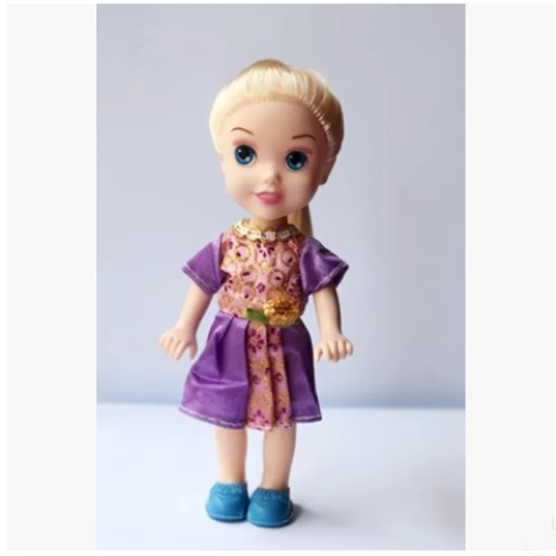 Disney 6 5-дюймовая кукла снежной принцессы Анна Аиша сменная одежда для девочек