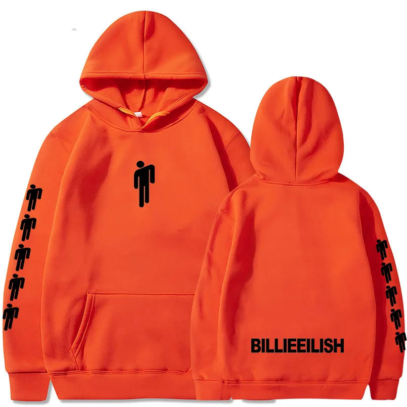 Billie Eilish, модные толстовки с принтом для мужчин/женщин, толстовки с капюшоном и длинным рукавом,, повседневные трендовые уличные толстовки