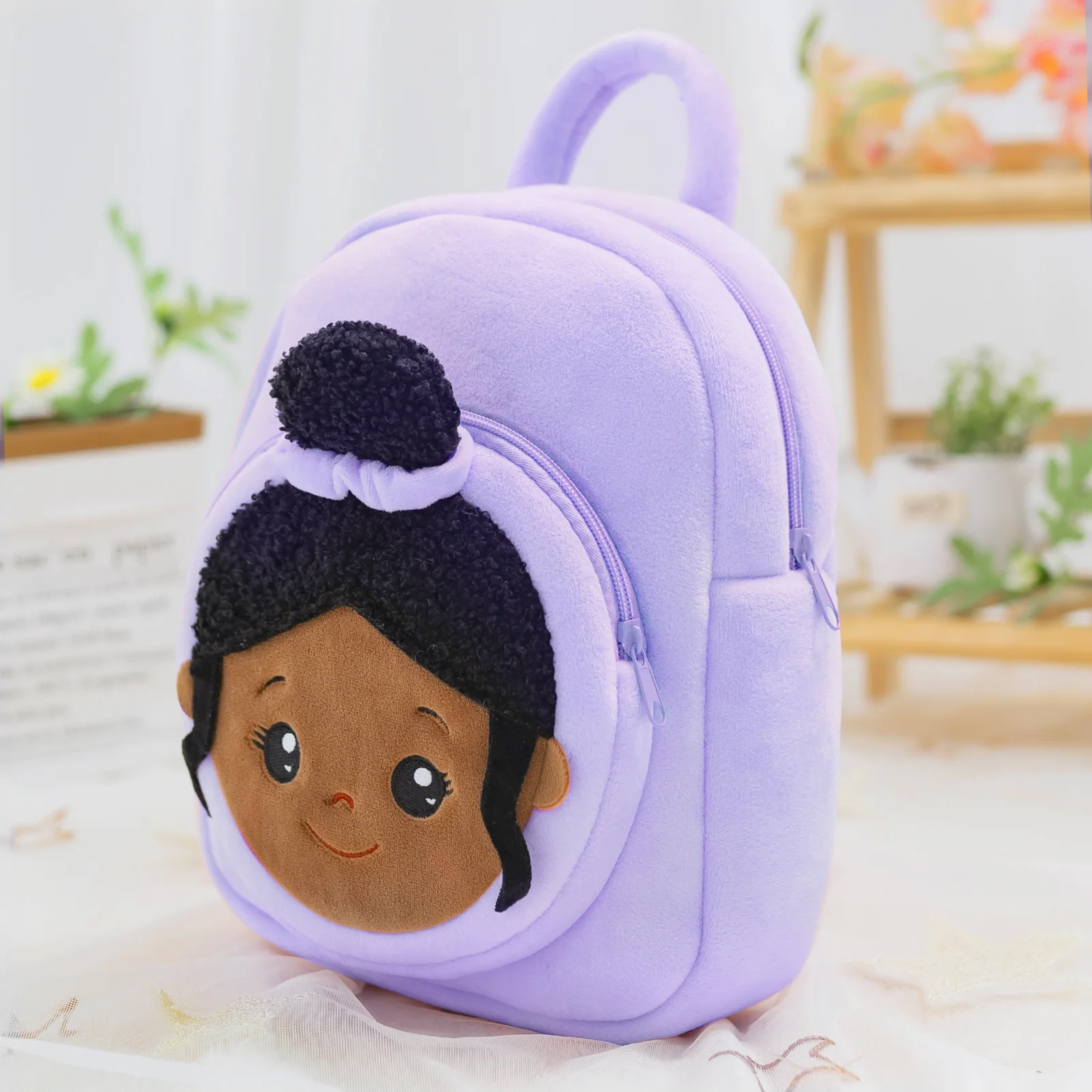 

Рюкзак-куклы для малышей 11 дюймов, плюшевые сумки, мягкие маленькие Тряпичные мешки, милые сумки для кукол в Африканском и американском стил...