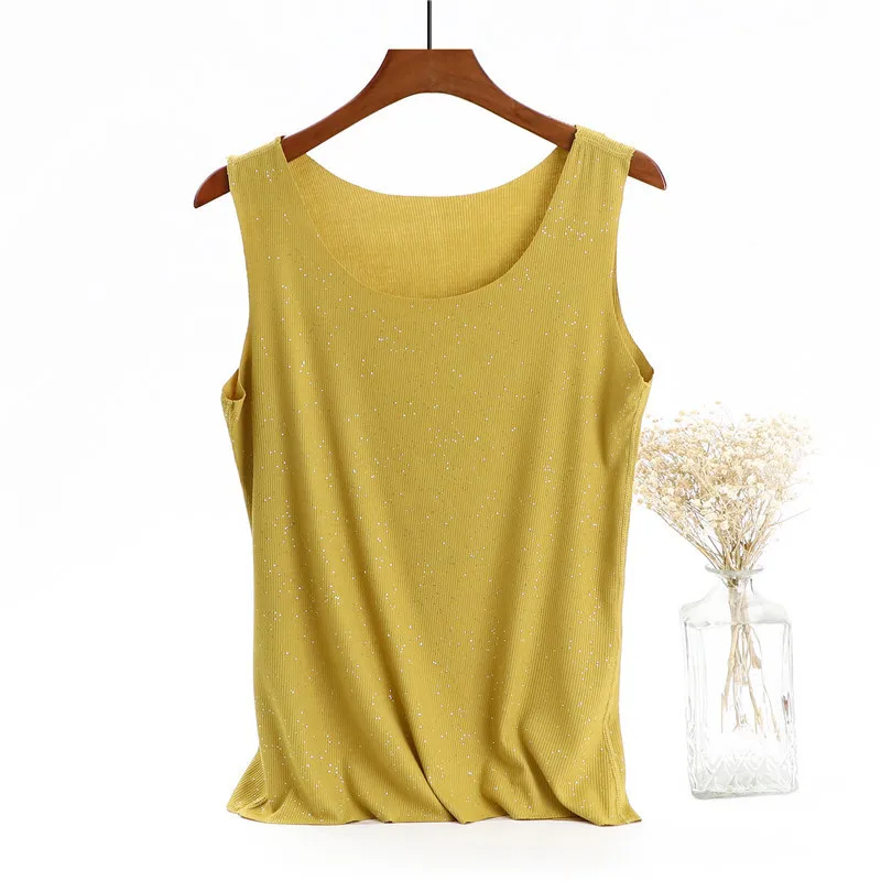 

In the summer of 2021, sleeveless tops are popular in Europe and America YWM17