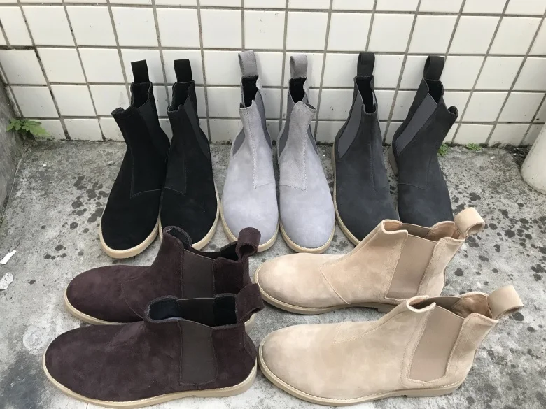 Мужские ботинки челси роскошные дизайнерские брендовые высокого качества