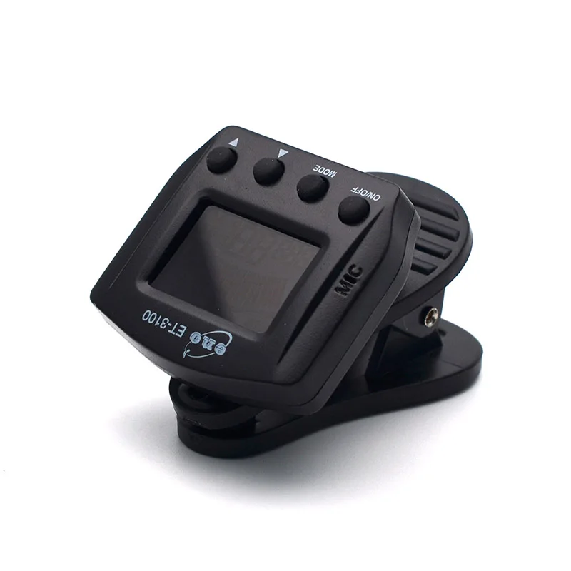 ENO ET-3100 цифровой хроматический гитарный тюнер для скрипки черный | Спорт и