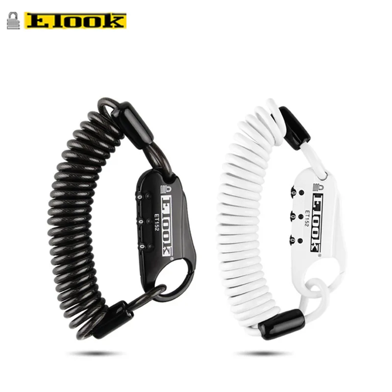 ETOOK мини Велосипедные замки 3 Цифровой Пароль замок шлем для езды на мотоцикле код