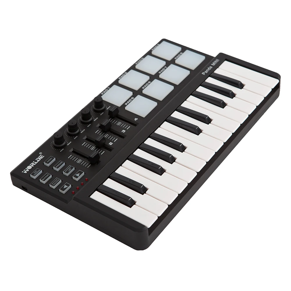 Enlarge Mini 25-Key USB Keyboard Worlde PANDAMINI MIDI Keyboard MIDI Piano Keyboard Drum And Drum Pad MIDI Controller 2 Style