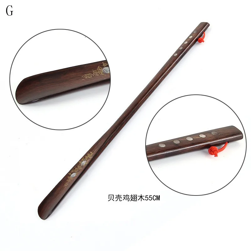 Профессиональный деревянный рожок для обуви Гибкая длинная ручка полезный