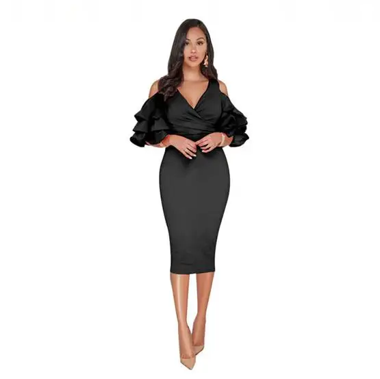Вечернее платье vestidos vestido, длинное платье с v-образным вырезом, женские платья размера плюс - Цвет: 03