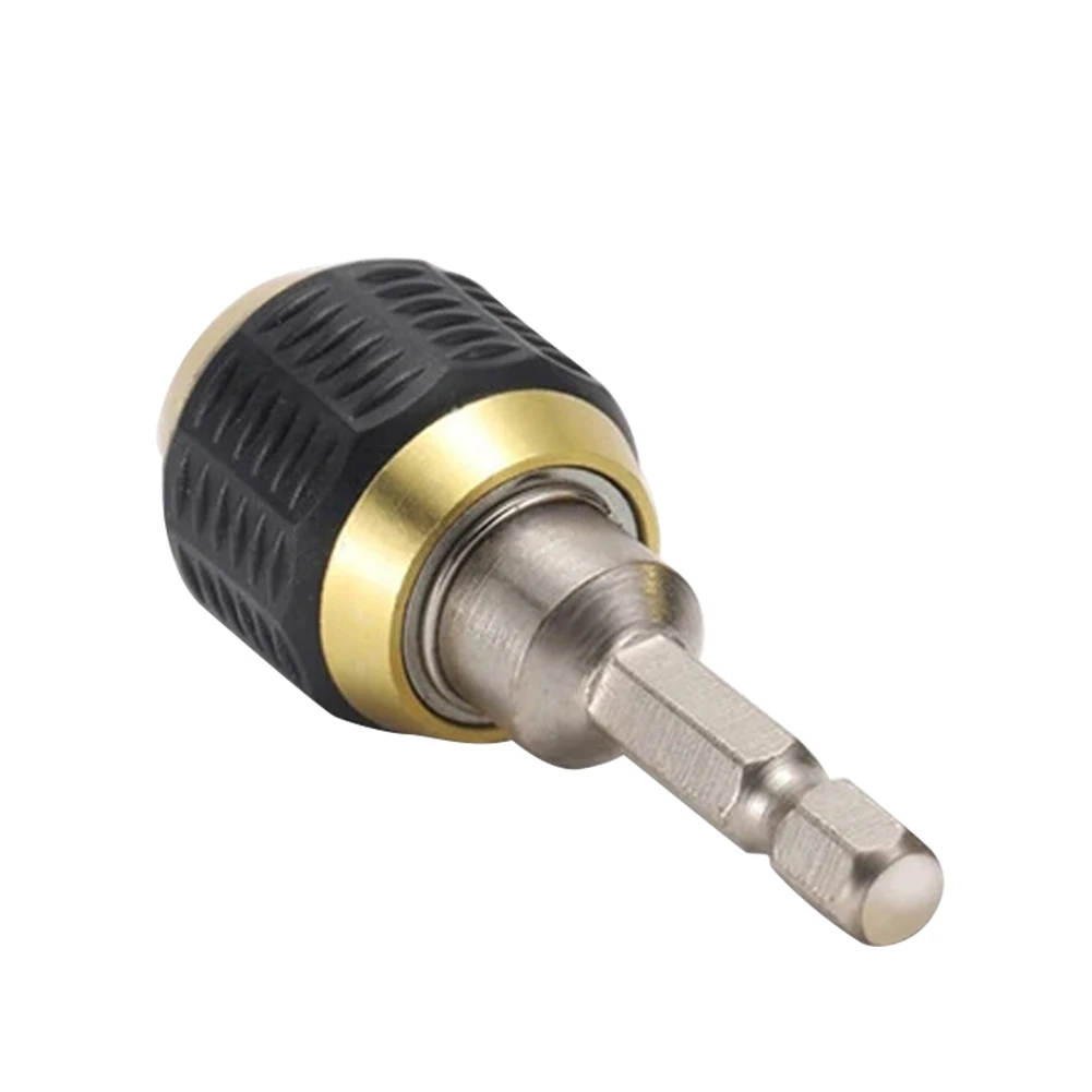 

1/4 inch 50mm Hexagonal Shank Quick Coupling Drill Bit Adapters for Deck Building Power Tools Connecting Rod Drill Bit