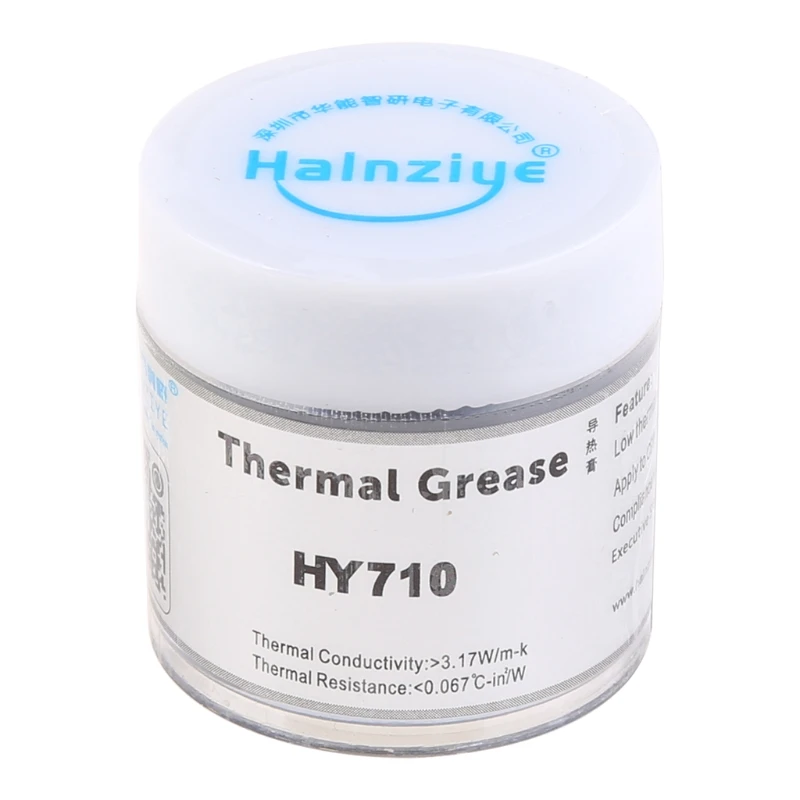 

2022 New10g HY710-CN10 Thermal Grease CPU Chipset Cooling Compound Silicone Paste 3.17W